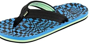 Reef Kids Boys Sandals, Kids Ahi, Swell Checkers, 4 | Image 3