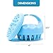 Flathead Products Hair Scalp Massager and Shampoo Brush for Shower Dandruff Removal - Wet and Dry - Encourages Growth - Includes 2 Massage Removal Heads