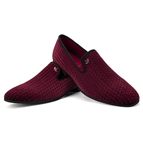 Image of JITAI Men's Dress Shoes - Casual Rubber & Leather Loafers for Men - Fashion Business Formal Wear