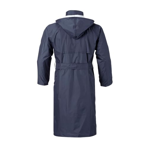 TK-RAINWEAR R600 premium raincoat (navy/waterproof/light weight/windbreak) Reflective belt, Men Women Adults rainwear2