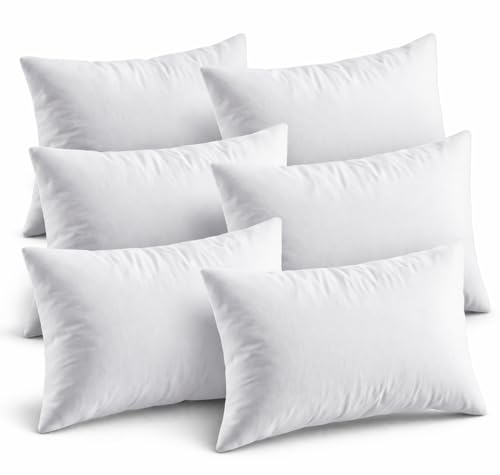Image of VAS COLLECTIONS Cloud Cotton Pillows Set of 6 | Soft & Fluffy Adjustable Sleeping Pillows 27x16 Inch | White | Bed Pillows for Neck Support & Comfort (Pack of 6)