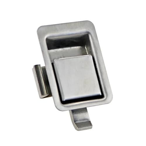 Serrure plate acier inoxydable anti-vibration pour porte armoire industrielle - 5
