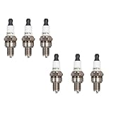 2-8PCS Solid Nut Spark Plugs Compatible with Candle 3066 CMR7H Brisk TR14C TR14S Autolite 4194 965