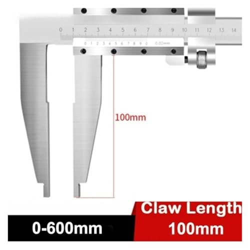 Calibrador Vernier 0-600mm Medidor de Precisión miniatura 2