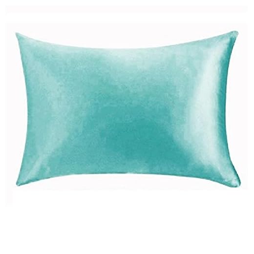 Kuddfodral 1 Par Satin Silke Mjuk Mulberry Vanlig Kudde Cover Stol Sequare Kudde Kappa-D_20X26 Tum