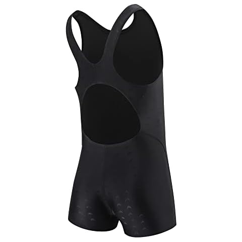 J.E Sterguard Athletic Girls' One Piece Swimsuit, Infinity Splice Thick Strap Girls Bathing Suits, Pro for Practice and Competition Black Girls Swimsuits Size 8 1880B Cover