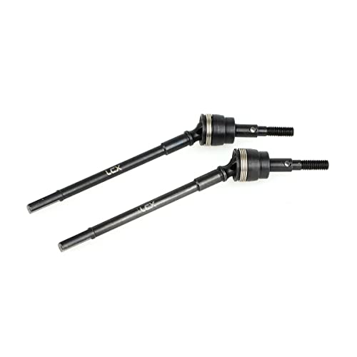 LCX Racing 1/10 RC Crawler Auto Hartstahl CVD AR44 Achse Vorderachswelle AR44 Universal Achse Set für Axial SCX10 II 90046 90047, Upgrades Teile Zubehör