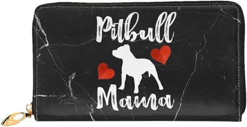 Pitbull Mama Wallet Card Bag