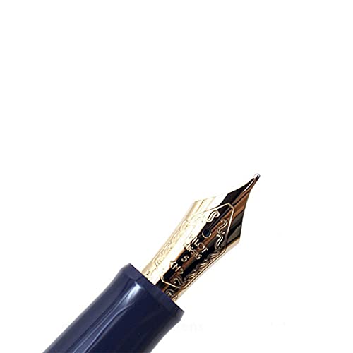 Image of Pilot Custom 74 Fountain Pen Dark Blue Resin ? Medium Nib