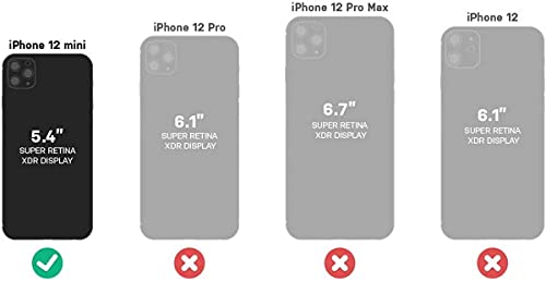 OtterBox + Pop Symmetry Series Clear Case for iPhone 12 Mini, Retail Packaging - Stardust (Silver Flake/Clear) with Stardust Pop - image 8