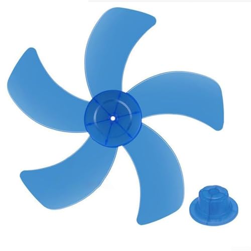 Refresca tu habitación de manera eficiente con la aspas del ventilador de 40,6 cm con cubierta de tuerca y diseño mejorado de cinco palas