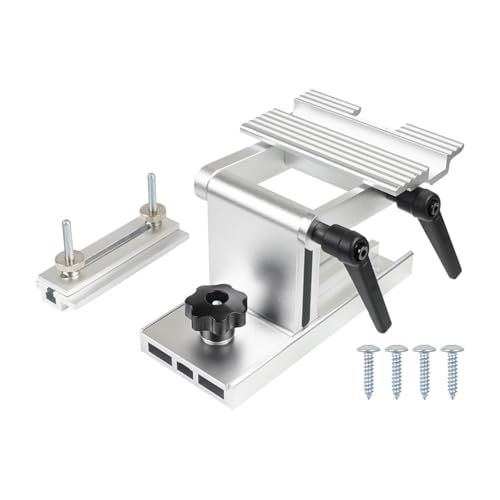 Crafted from aluminum, this sharpening tool rest jig seamlessly fit 6
