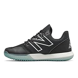New Balance Men's FuelCell 4040 V6 Turf-Trainer Baseball Shoe, Black/White,