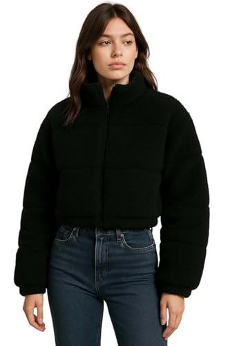 Image of KOTTY Women's Cozy Fit Full Sleeve Coral Fleece Zip Jacket - Winterwear with Pockets for Daily Warmth & Style