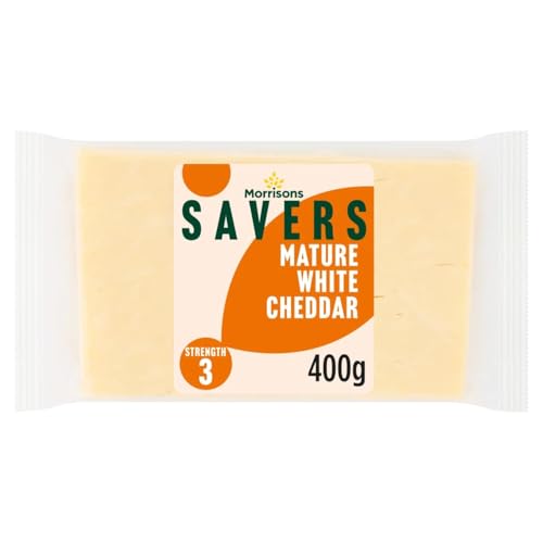 Morrisons Savers Mature White Cheddar 400g