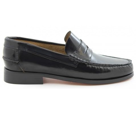 Benavente Zapato MOCASÍN Marca Antifaz Piso Suela Negro