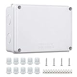 abzweigkasten außen 【IP65 Anschlussdose】Die IP65 wasserdichte Abzweigdose hat eine gute Dichtungsleistung, staubdichtes Rating zum Schutz gegen Staub, Korrosion und Spritzwasser, langlebig für jahrelangen Gebrauch.