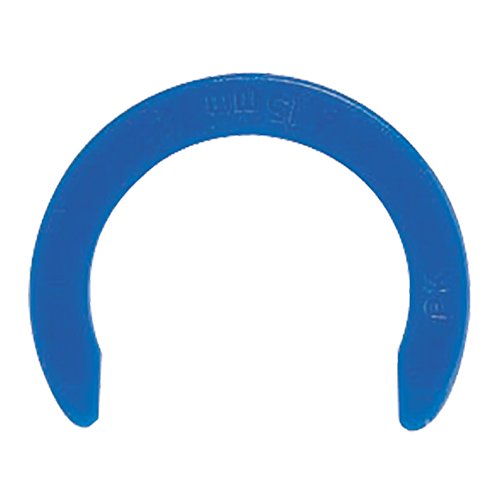 Image of JG Speedfit CM1815B Collet Locking Clip, Blue, 15 mm (Pack of 100)