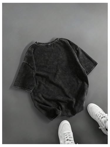 Men's Graphic Oversized Short Sleeve Tee Shirt Y2K Vintage Cool Acid Wash Streetwear T-Shirts2