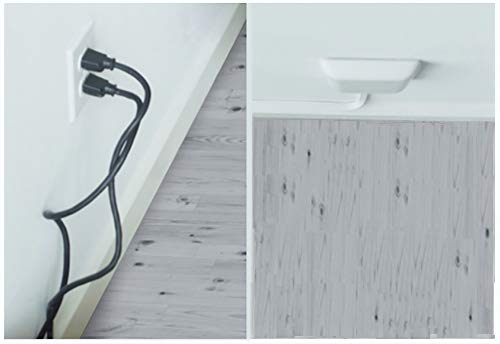 Sleek Socket Ultra-Thin Outlet Concealer With Cord Concealer Kit, 3 Outlet, 3-Foot Cord, Universal Size, Ul Certified #TOP7