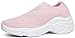 ZUSERIS Donna Scarpe da Ginnastica Sneaker Casual Slip on Scarpe da Corsa Dimagranti Outdoor Tennis Running Fitness Sportive Scarpe Rosa 41