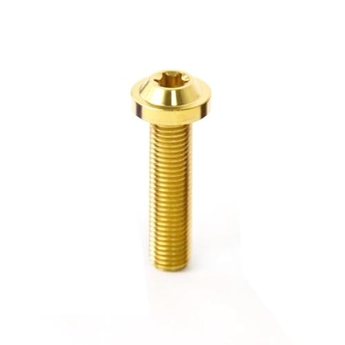 Cqinju-{g M10x20-80 1.25sb` Gr5 `^{g rC XCOA[ AVbNLp[{g Xmax 300 Tmax 560 S1000RRp ϗpN(Gold 1PC,M10x30x1.25)