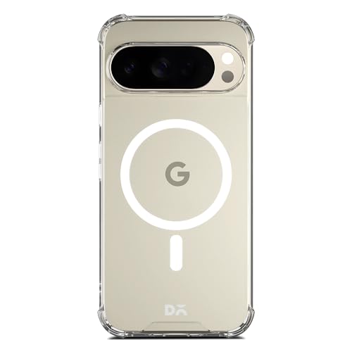 Image of DailyObjects Clear Magnetic Phone Case Cover Compatible with Google Pixel 10 Pro XL | Wireless Charging Slim Back Cover | 2 Layer Edge Protection & Shockproof
