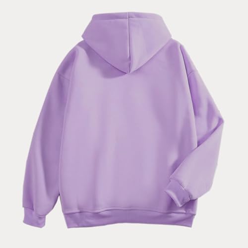 Image of Bear Long Sleeve Oversized Fleece Hoodie Sweater Pullover Hoodie for Women
