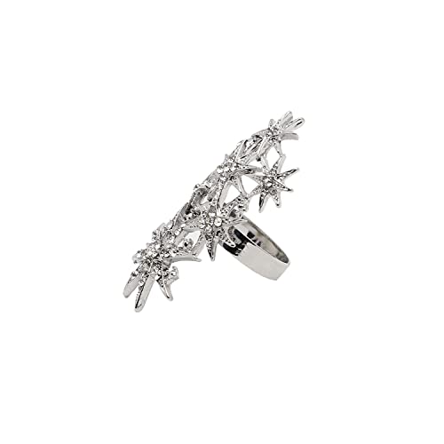 Image of SOHI Cocktail Ring for Women & Girls, Chunky Ring, Finger Ring, adjustable ring, Ladies Ring, Gold Plated Ring, aesthetic jewellery, hand ring for women