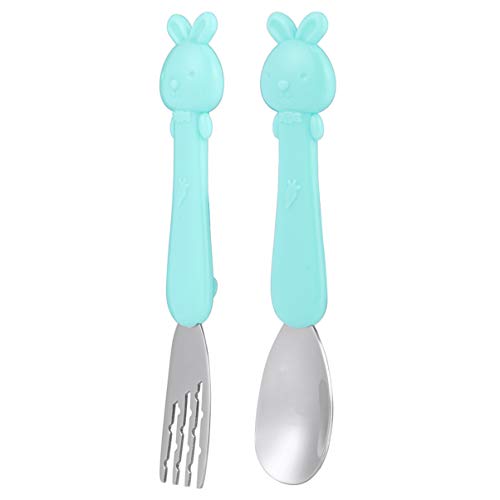 NUOBESTY Vorken en Lepels Kinderbestek Roestvrij Staal Kinderen Bestekset Lepels Sporks Peuter Gebruiksvoorwerpen - Image 4