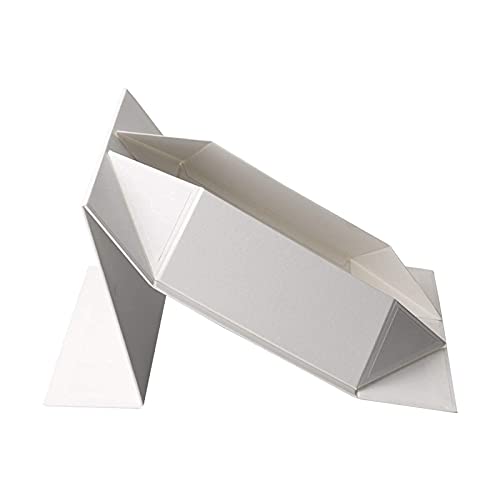 Rsgift White Gift Box 11X7.8X3.5 Wedding Gift Box With Lids Groomsman Wedding Empty Durable Storage Box With Magnetic Halloween,Christmas,Thanksgiving Day thumb #6