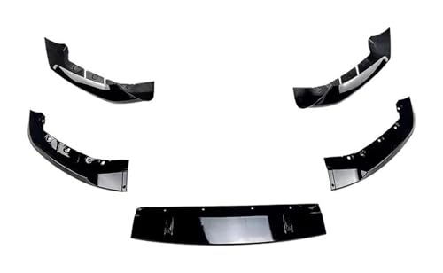 Diffuseur lèvre avant BMW Série 5 G30 Sport plastique ABS noir laqué