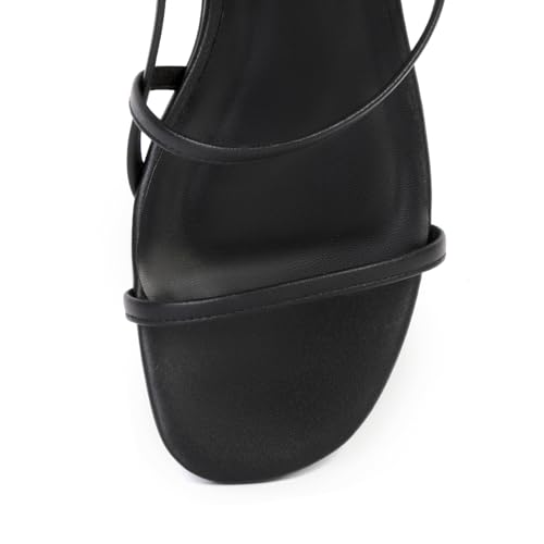 Strappy Flat Sandals for Women Round Open Toe Beaded Flats Ankle Strap Summer Beach Casual Dress Sandal Shoes2