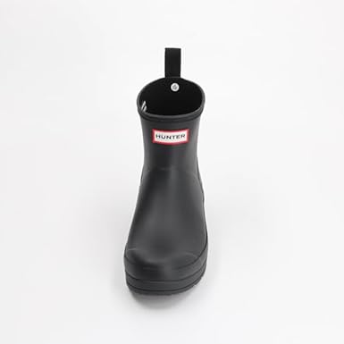 HUNTER 兼用 プレイ ショートドットプリント バックストラップ ブーツ23 ユニセックス プレイ ショート ハンター ドットプリント バック