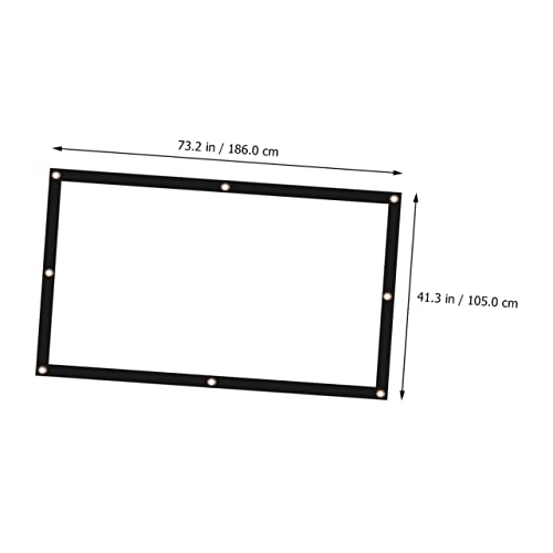 Pantalla de proyector portátil y plegable para exteriores miniatura 7