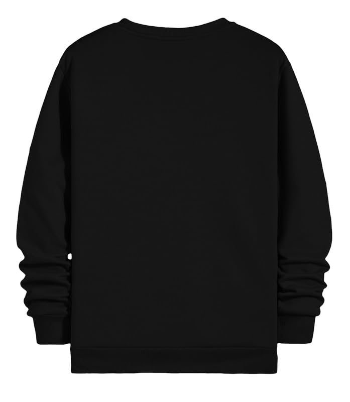 Image of Women's Cotton Stretchable Full Sleeves Sweatshirt Regular Fit, Round Neck Casual Winterwear for Boys and WOMs L318 SV