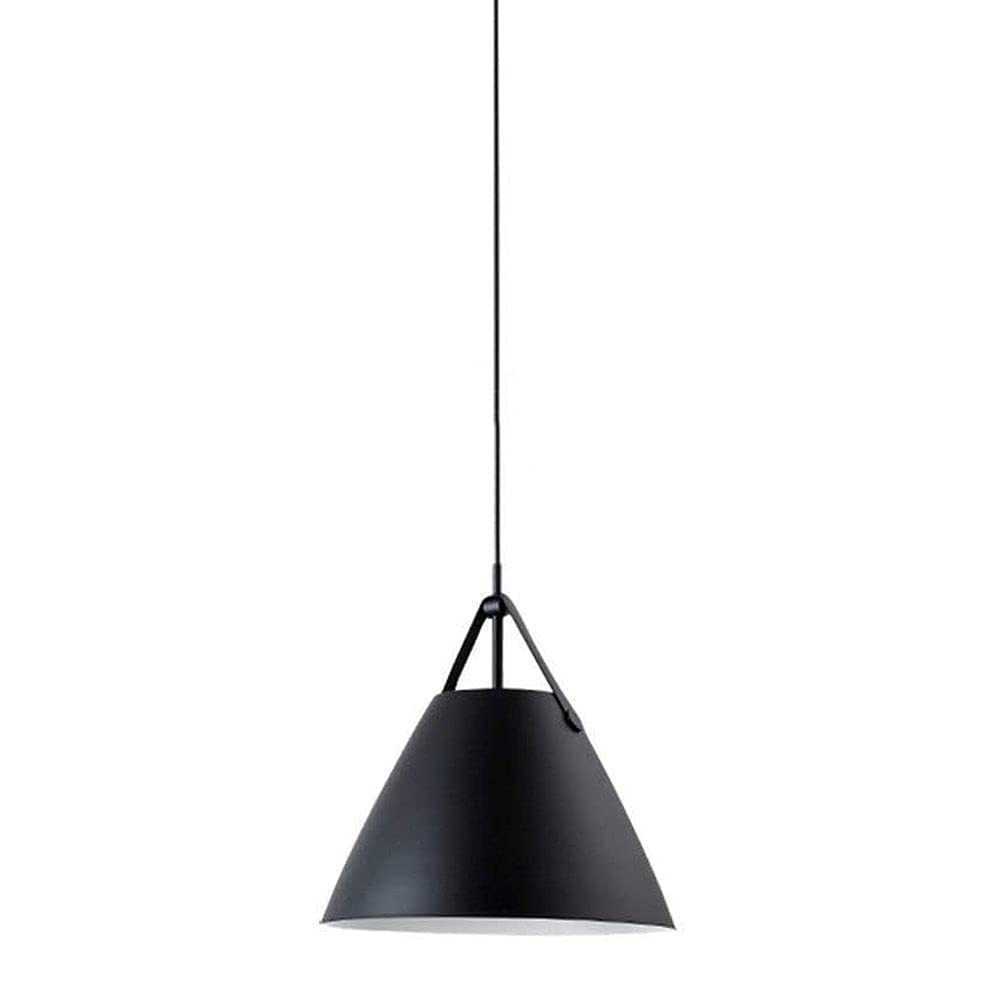 HXYSXHJUO Minimalist E27 Hanging Lamp - Adjustable Aluminum Chandelier for Restaurant, Kitchen, and Living Spaces (White)(Black)
