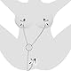 BDSMAGE 2 stk Nippelsauger + Nippelklemmen Kette mit Klitoris Klemmen,BDSM Sexspielzeug Brust Stimulation Set für Damen,Brustwarzensauger Klitoris Sauger Brustpumpe Nippelclip Für Frauen