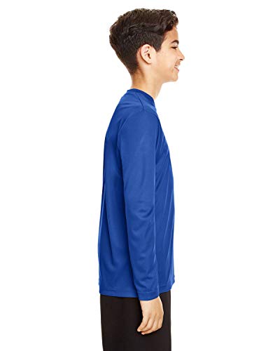 Team 365 Youth Zone Performance Long-Sleeve T-Shirt XS SPORT ROYAL3