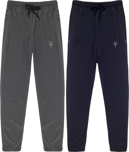 Image of Polyester Lycra /Stretch Track Pants Joggers for Boys and Girls (in, Age, 13 Years, 14 Years, Regular, Combo D9)