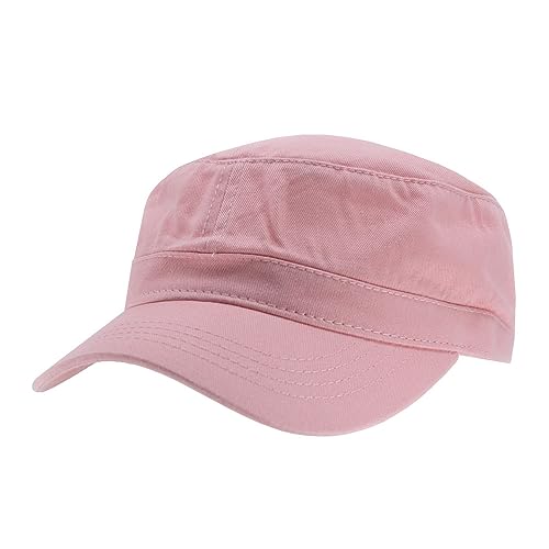 Image of The Vintage Year Heavy Stitching Washed Cotton Cadet Hat - Durable Military Baseball Cap for Men & Women, Outdoor Casual Wear