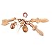 XZXCVN Peach Wood Sword Amulet, Keychain and Cell Phone Accessory, Warding Off Evil Spirits, Protection - Lightweight and Fashionable, Good Luck Charm for Everyday Use