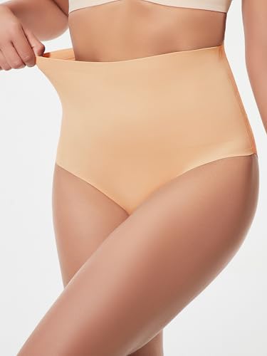 habibee Tummy Control Shapewear for Women, High Waisted Seamless Panties No Show Nylon Womens Briefs2