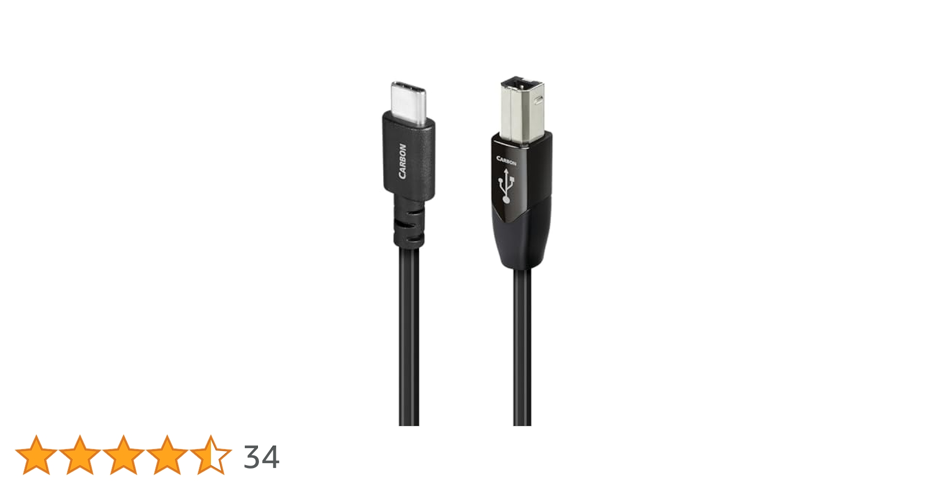 AudioQuest USBケーブル USB2/CAR/0.75M 中古美品 audioquest - USB2 CARBON/0.75m（USB2/CAR/0.75M）（USB2.0