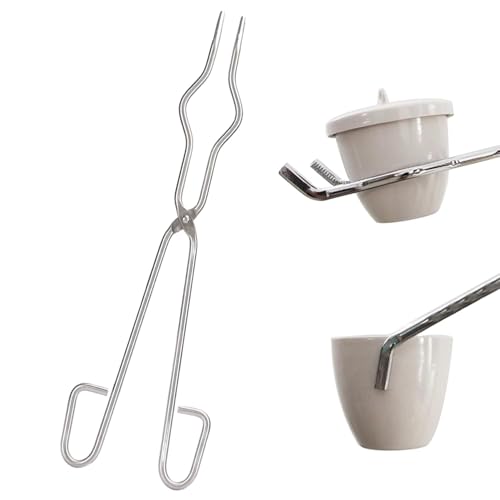 Image of Labart Stainless Steel Crucible Tongs for Laboratory Professional Foundry, Beaker Laboratory Holder Stainless Steel Crucible Tongs 18 inch