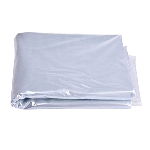 HpLive 3 x 10 m de película de polietileno de plantación, hoja de plástico de polietileno transparente resistente para invernadero, techo, jardín, bricolaje, hoja de techo de invernadero, lámina de