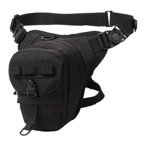 Riñonera deportiva impermeable negra con gran capacidad y correa adaptable universal 1