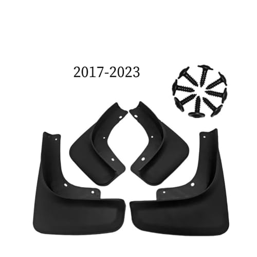 Bavettes de qualité supérieure pour Jeep Compass 2017-2023 4 pièces - 3
