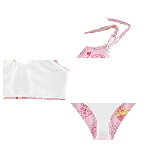 Image of Boccsty Summer Girls Swimsuits Kids Bikini Sets 2 Pcs Bathing Suit for 3T-12T