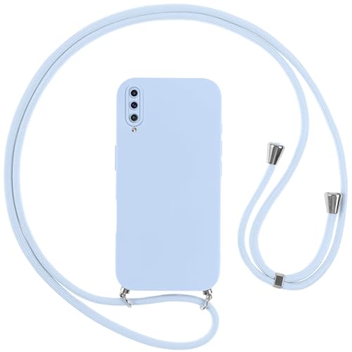 ◆ [Modelli compatibili] Progettato specificamente per Samsung Galaxy A50/A50s/A30s. Contiene 1 custodia protettiva + 1 cordino regolabile, blu